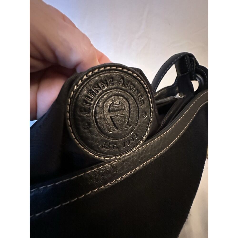 Vintage Etienne Aigner Black Purse - Picture 7 of 13
